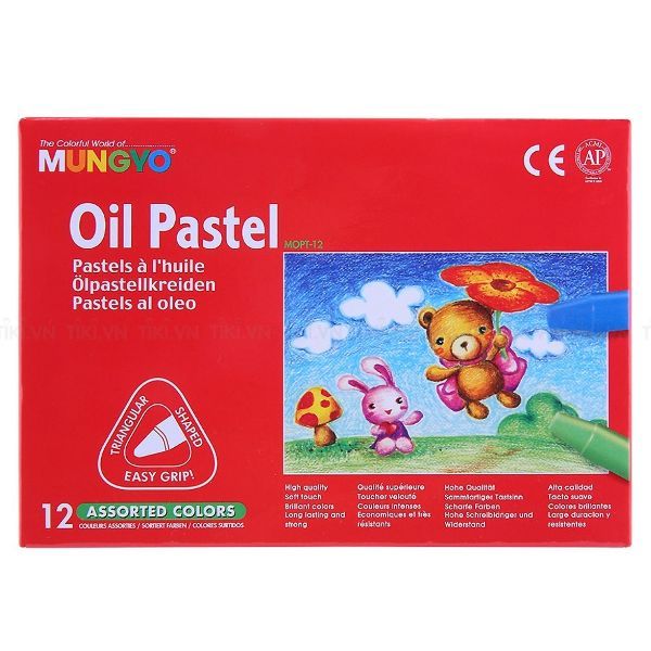 Bút Sáp Dầu Mungyo MOPT-12 (Hộp 12 Màu)