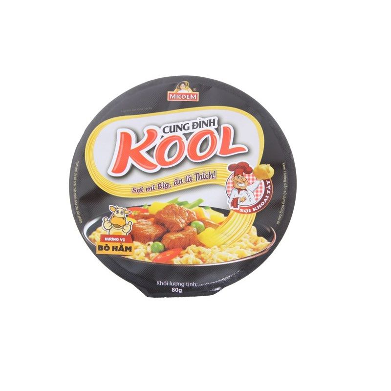 Mì Cung Đình Kool - Sợi Khoai Tây Hương Vị Bò Hầm (80g)