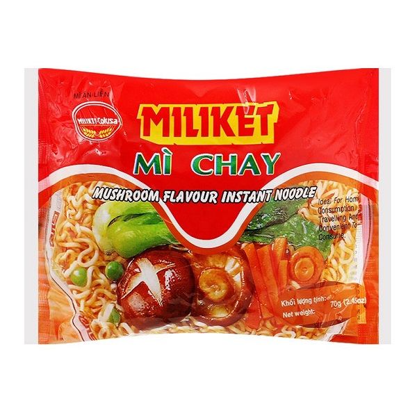 Mì chay Miliket 70g* 30