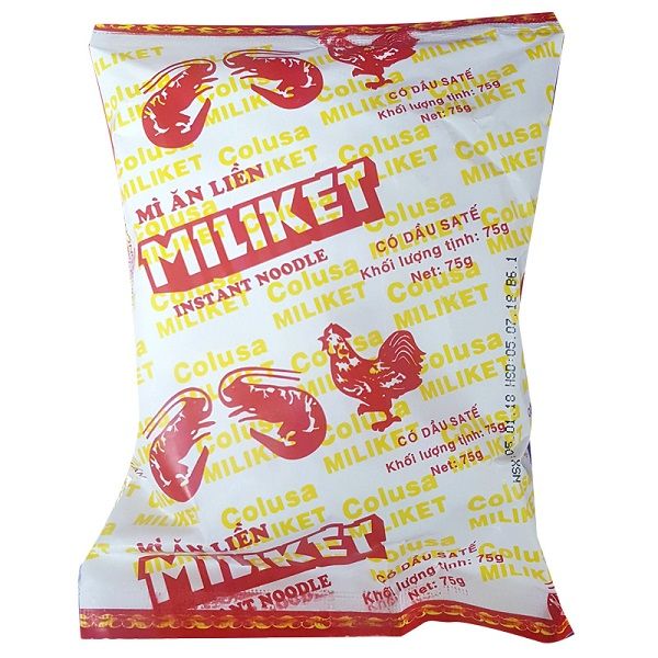 Mì Gói Miliket - Sa Tế (75g)