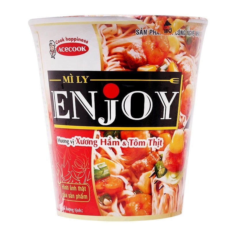 Mì Ly Enjoy - Xương Hầm & Tôm Thịt