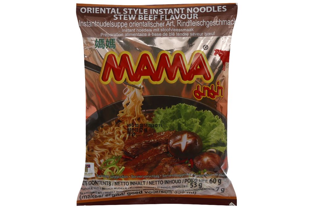Mì Mama Thịt Bò Hầm (60g)