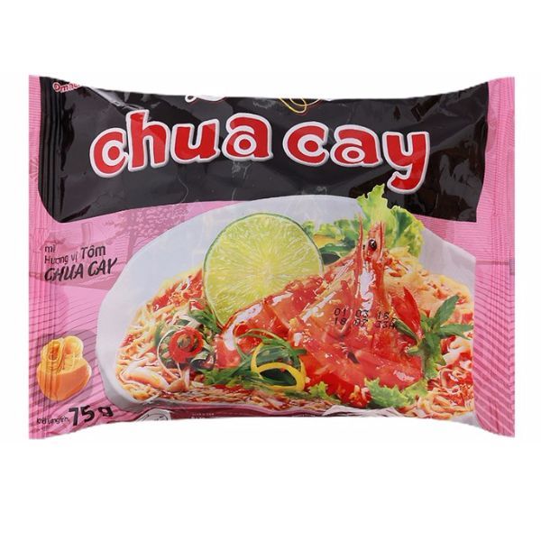 Mì Omachi Lovemi Tôm Chua Cay (75g)