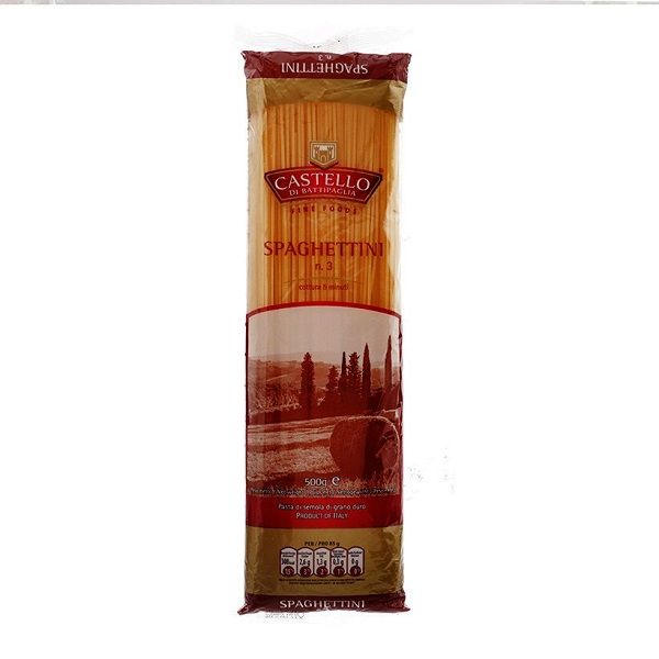 Mì Spaghettini N.3 Castello (500g)