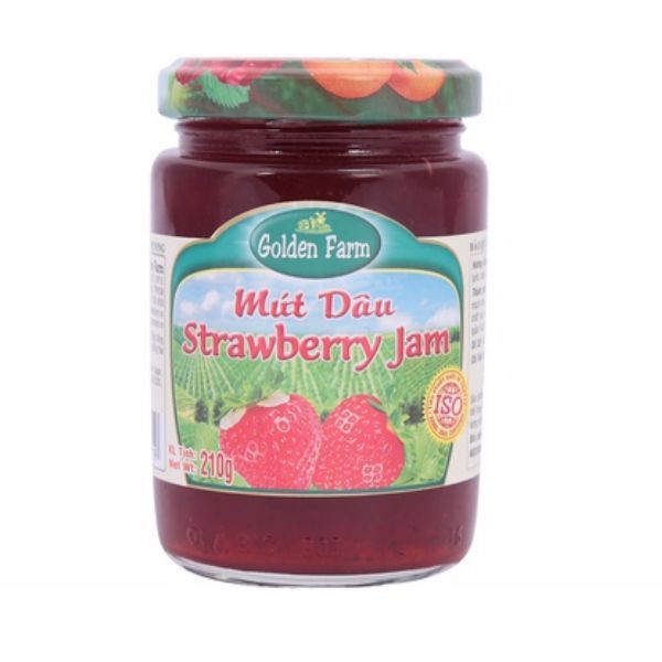 Mứt Dâu - Golden Farm (210g)