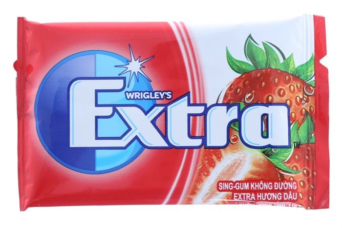 Sing-gum Không Đường Extra - Hương Dâu (11g)