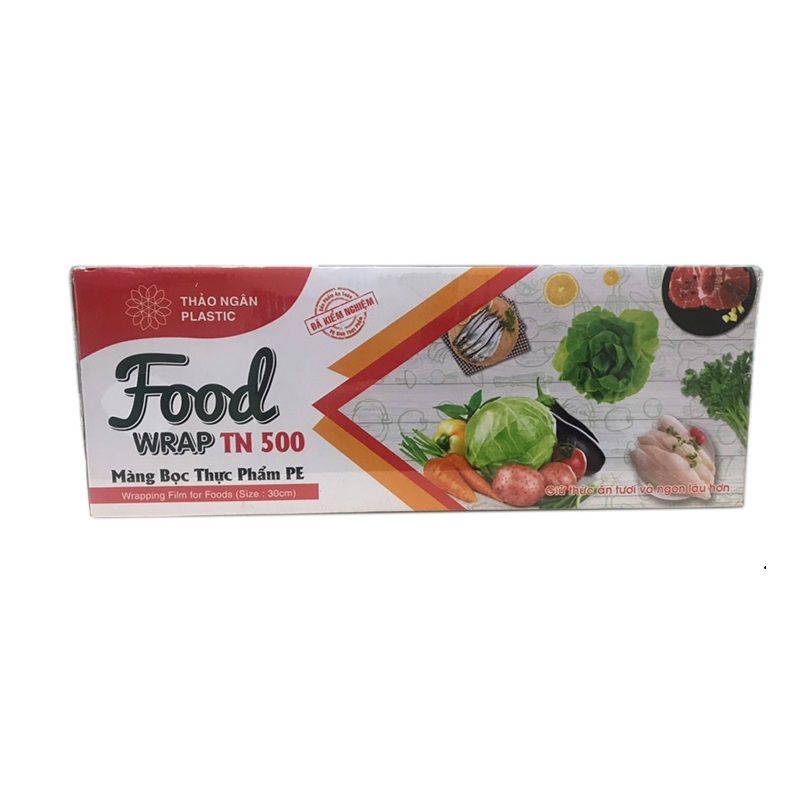 Màng Bọc Thực Phẩm PE - Food Wrap TN500 - Thảo Ngân Plastic - Size 30cm