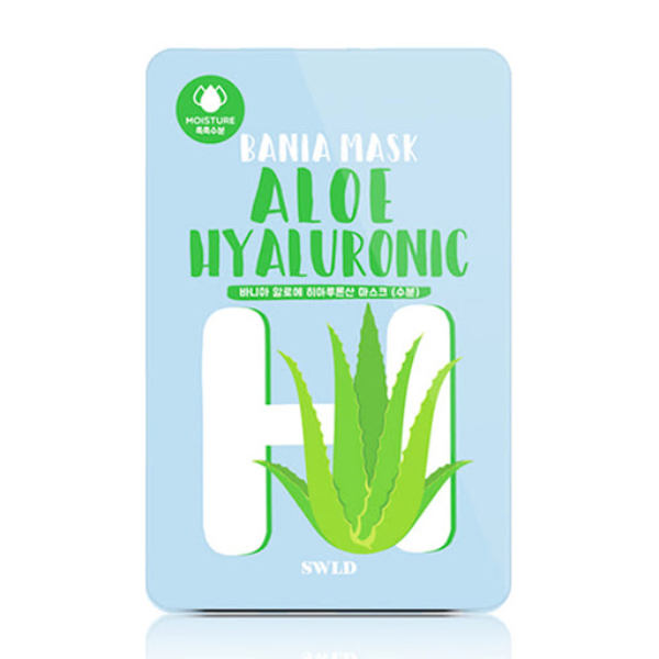 Mặt Nạ SWLD Bania Aloe Hyaluronic Mask - Nha Đam