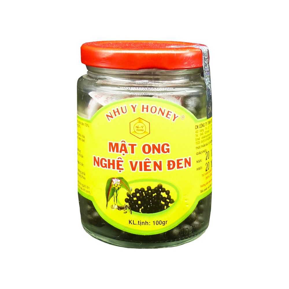Mật Ong Nghệ Viên Đen Như Ý Honey 100g