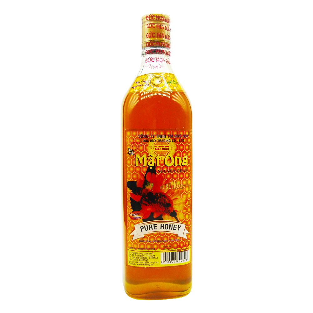 Mật Ong Nguyên Chất Đức Huy (600ml)