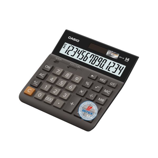 Máy Tính Casio DH-14-BK ( Màu Đen)