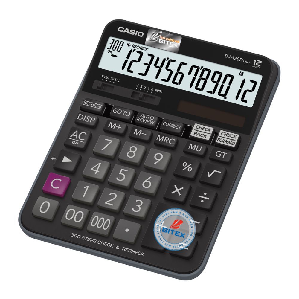 Máy tính Casio DJ120D PLUS (PL)