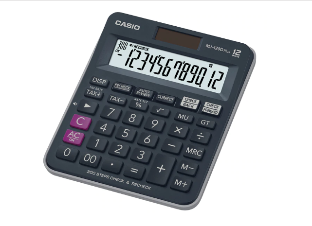 Máy Tính Casio MJ-120DPLUS-BU