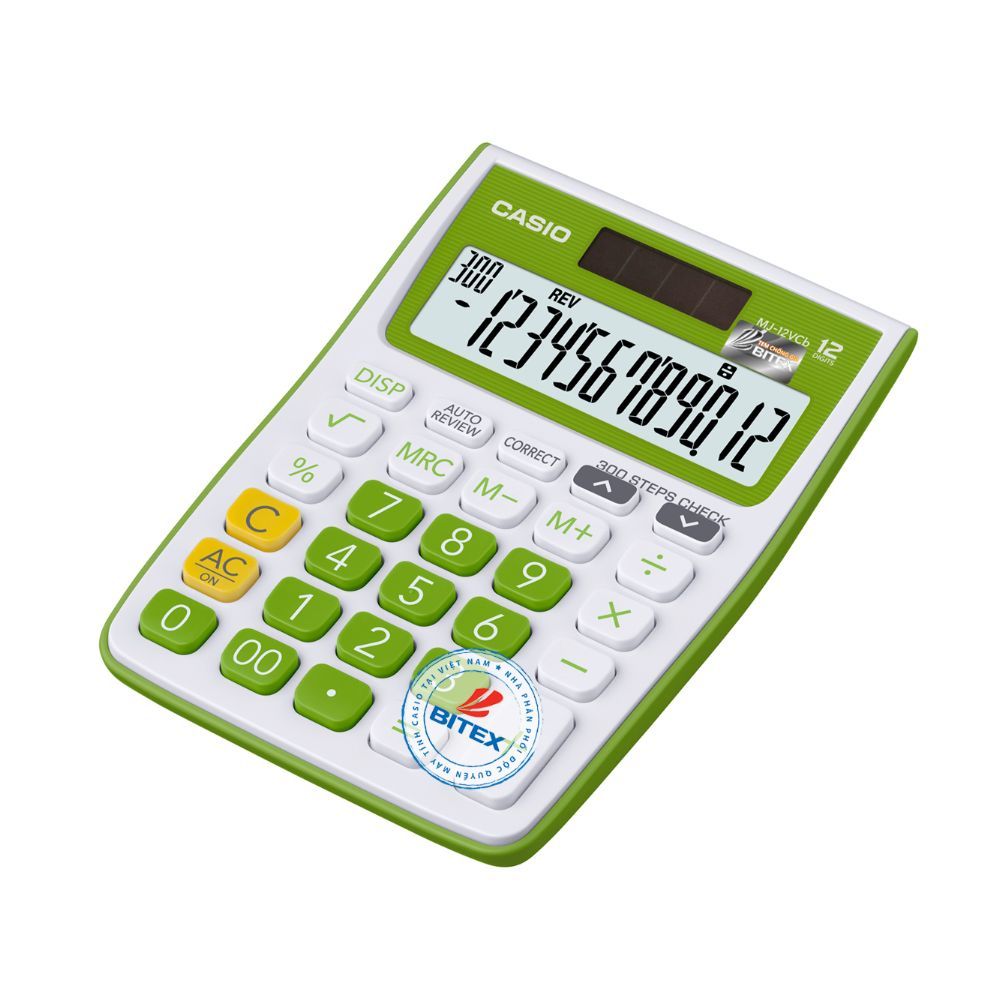 Máy Tính Casio MJ-12VCB-GN
