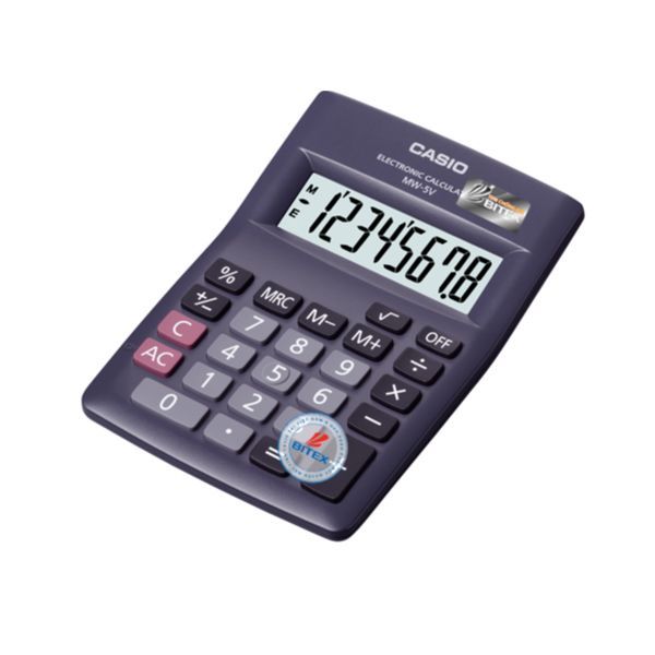 Máy Tính Casio MW-5V-BK