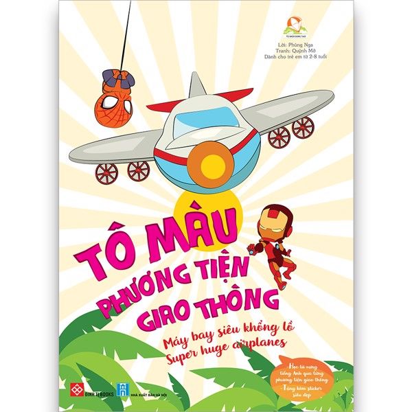 Tô Màu Phương Tiện Giao Thông: Máy Bay Siêu Khổng Lồ - Super Huge Airplanes