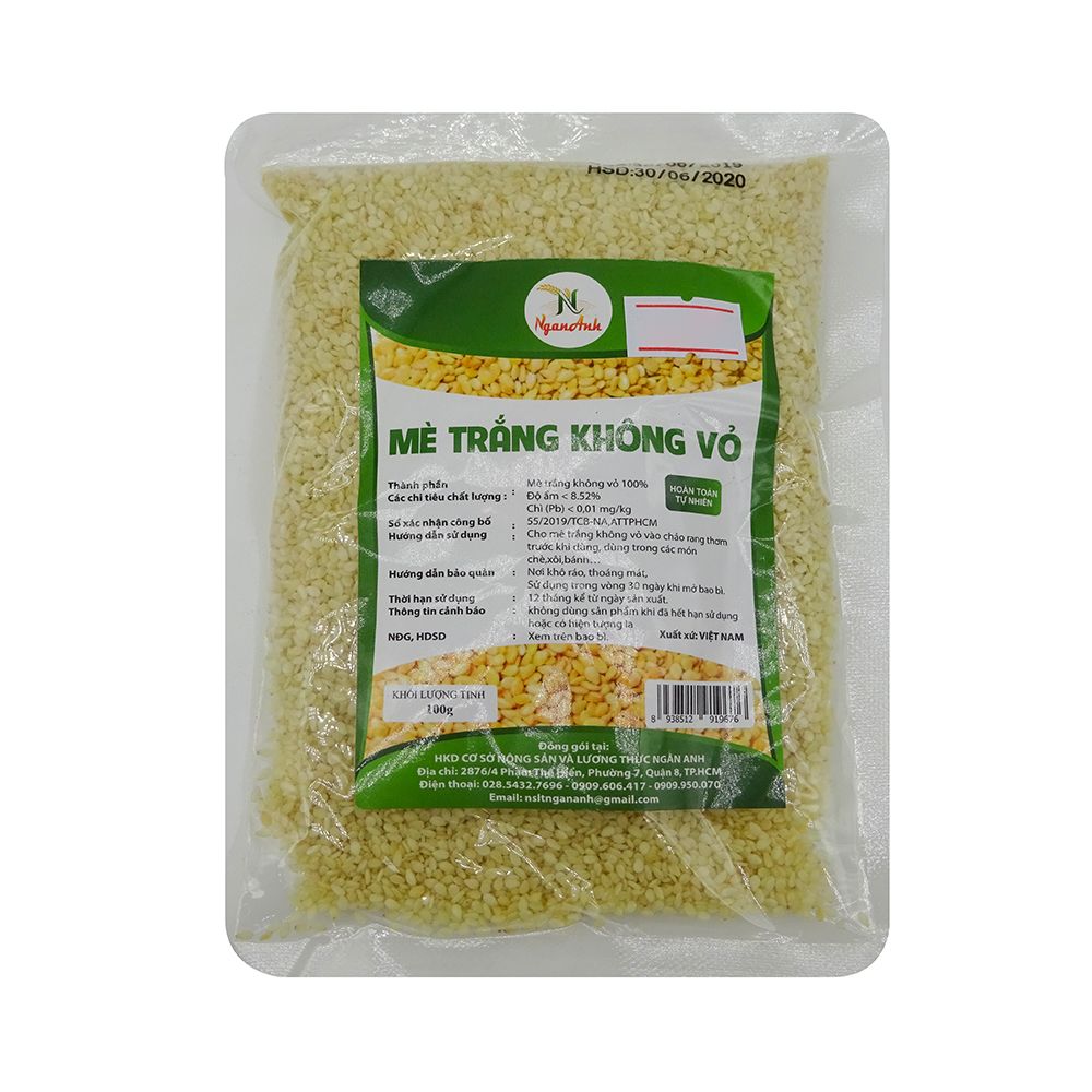 Mè Trắng Không Vỏ Ngân Anh (100g)