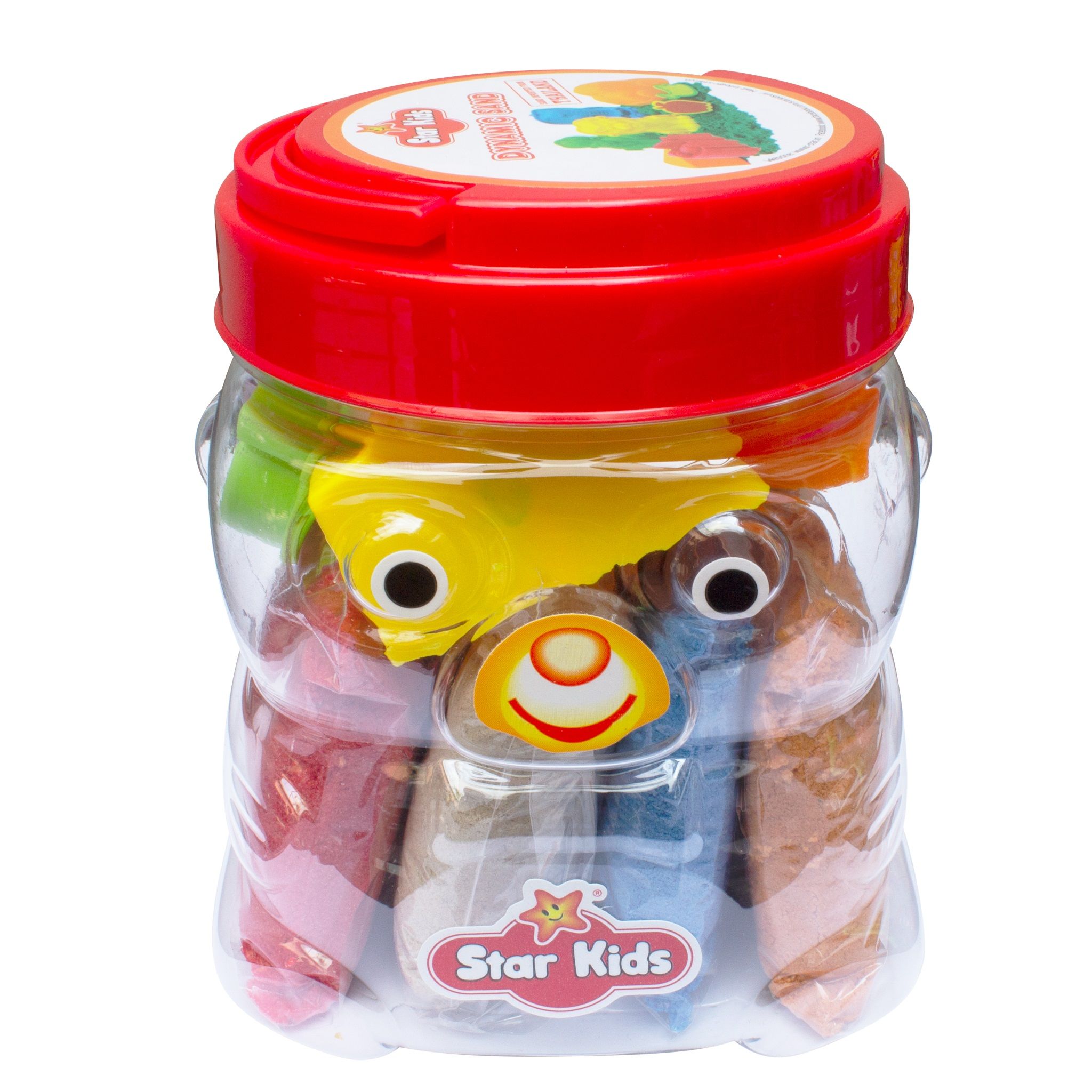 Đồ Chơi Trẻ Em - Bộ Cát Động Lực 4 Màu 500g Và Khuôn - K-324