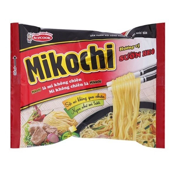 Mì Không Chiên Mikochi Hương Vị Sườn Heo 84g
