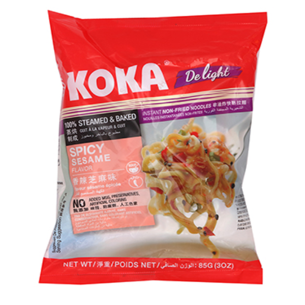 Mì Koka Delight Spicy Sesame - Mì Koka Hạt Mè (85g)