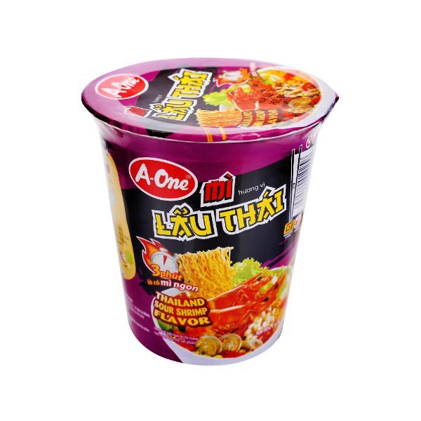 Mì Ly Ăn Liền A-One Lẩu Thái 65g