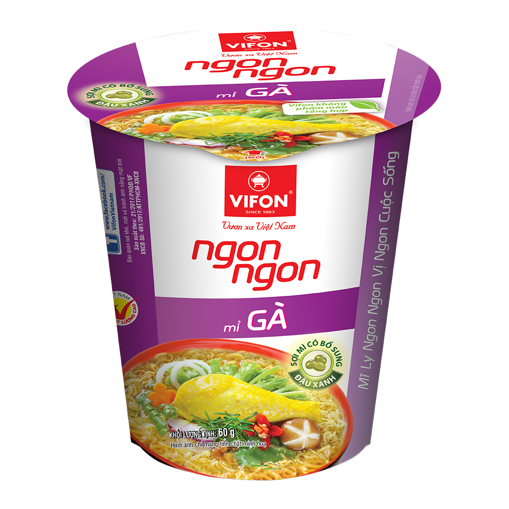 Mì ly gà vifon 60g*24gói