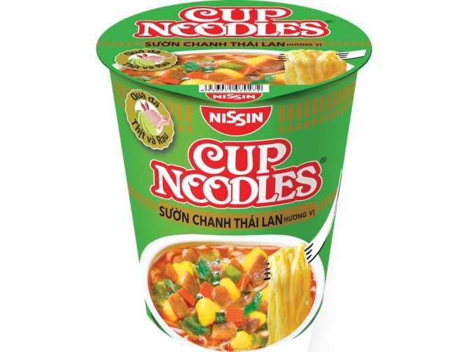 Mì Ly Nissin Sườn Chanh Thái Lan 74g