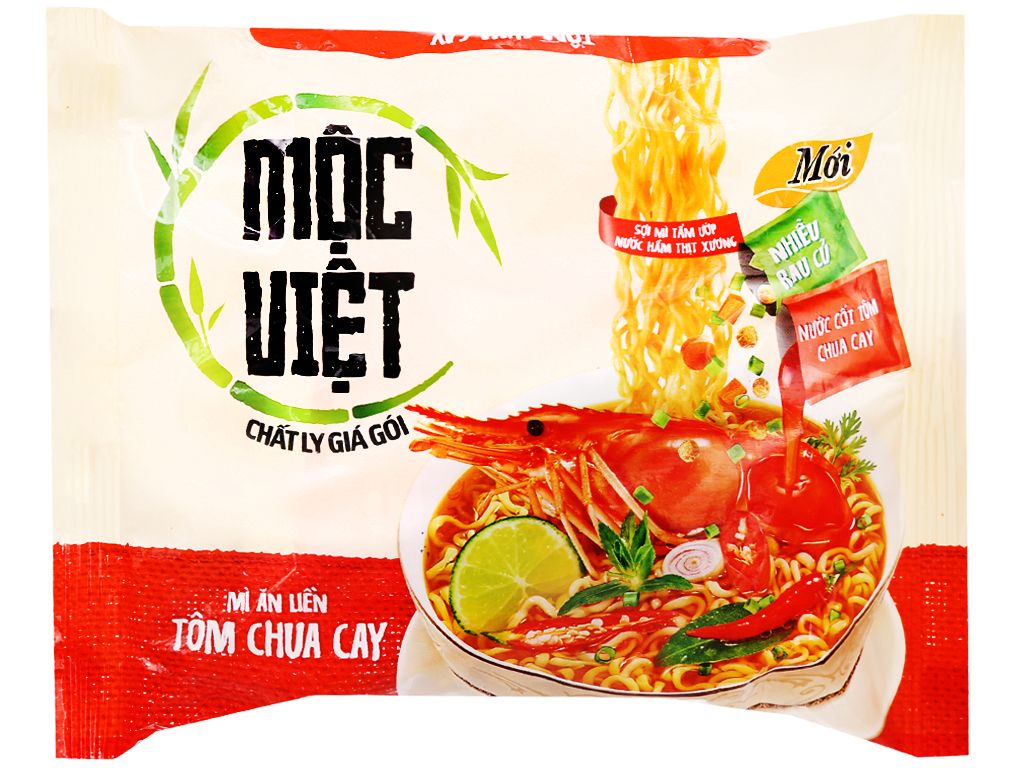 Mì Mộc Việt Vị Tôm Chua Cay - Gói 75g