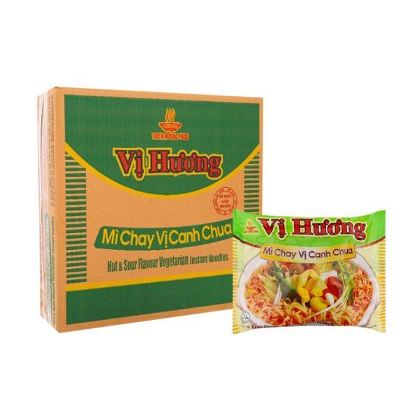 Mì Tôm Vị Hương -Mì Chay Vị Canh Chua (65g)