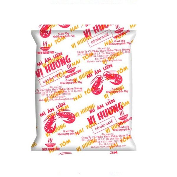 Mì Vị Hương Sa Tế Hai Tôm 75g