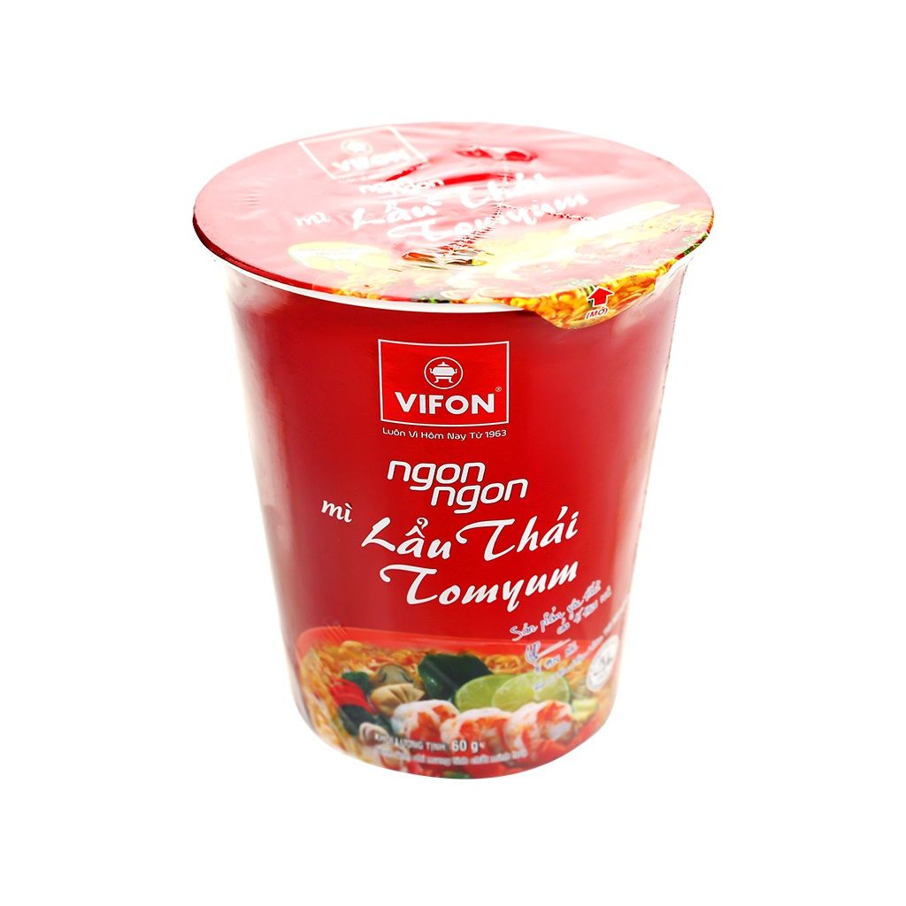 Mì Lẩu Thái Tomyum Vifon Ngon Ngon - Ly 60g