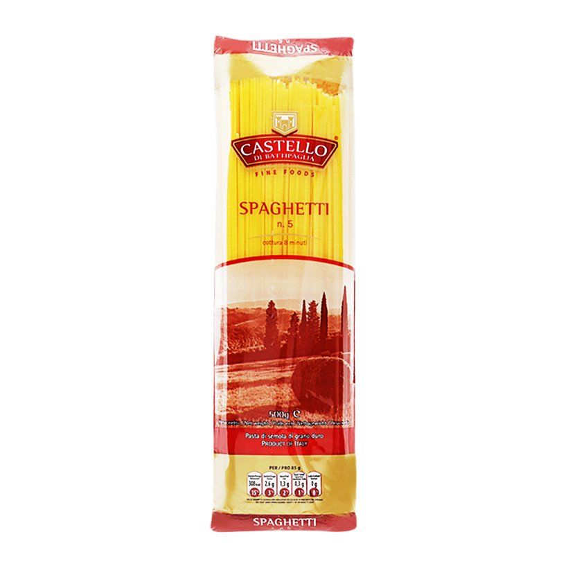 Mì Ý Spaghetti N.5 Castello (500g)