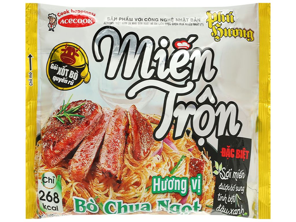 Miến Trộn Phú Hương Vị Bò Chua Ngọt - Gói 71g