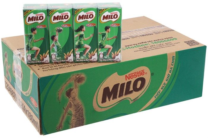 Milo Nestle Thức Uống Lúa Mạch (180ml/Hộp)