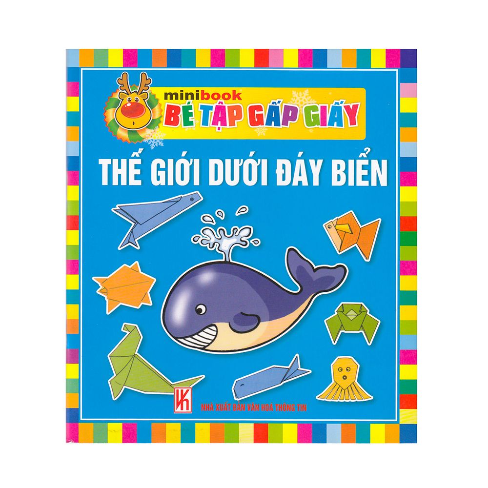 Minibook Bé Tập Gấp Giấy - Thế Giới Dưới Đáy Biển