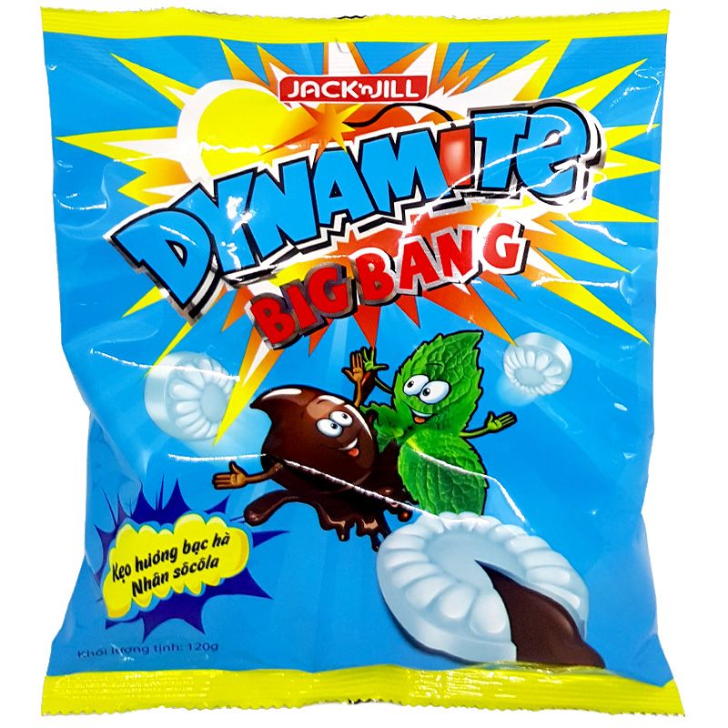 Kẹo Dynamite BigBang Hương Bạc Hà Nhân Socola (120g)
