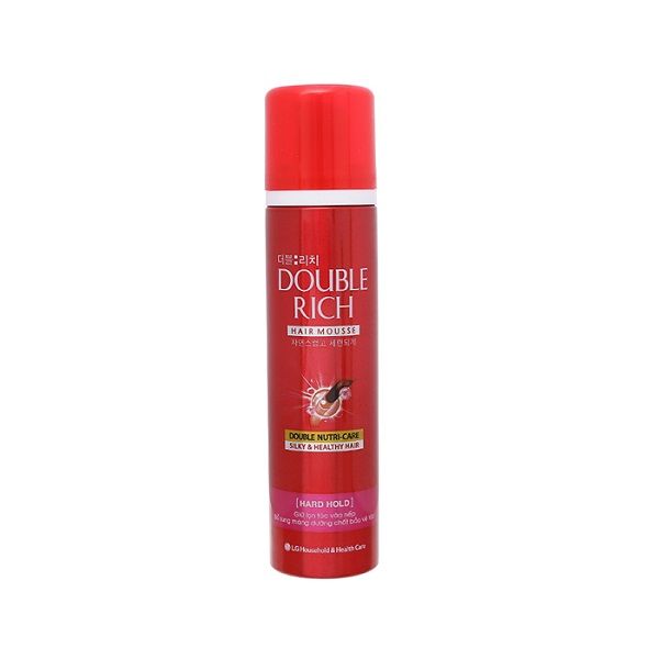  Mousse Dưỡng Tóc Double Rich Hard Hold (150ml) 