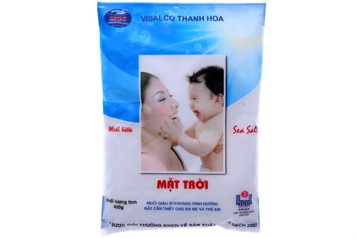 Muối Biển Mặt Trời Visaco (450g)