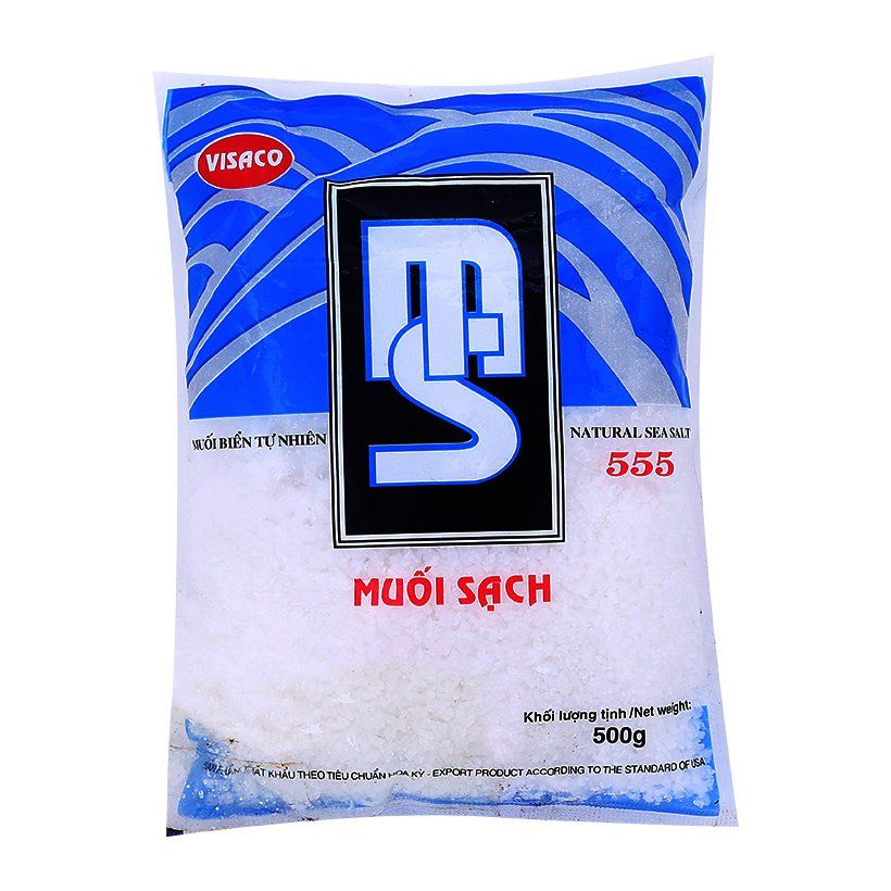 Muối Hột Sạch 555 Visaco (500g)