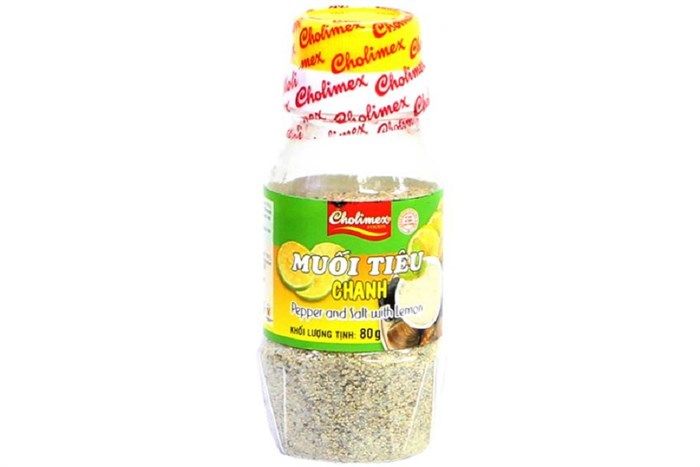 Muối Tiêu Chanh Cholimex Hũ (80g)