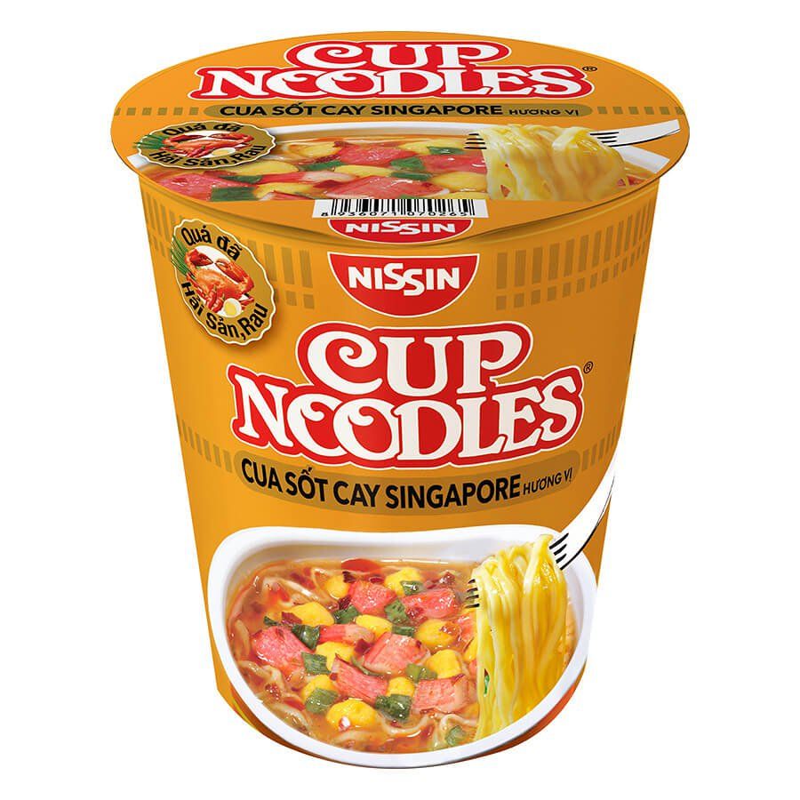 Mỳ Ly Cup Noodles Hương Cua Sốt Cay Singapore 71g