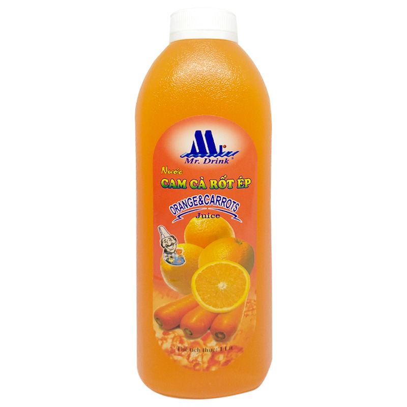 Chai Nước Cam Cà Rốt Ép Mr.Drink (1L)