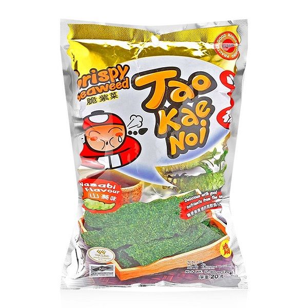 Bánh Snack Rong Biển Giòn Cậu Chủ (Taokaenoi) Vị Wasabi 32g