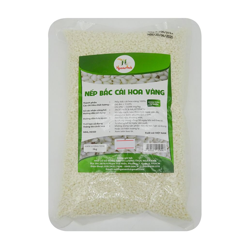 Nếp Bắc Cái Hoa Vàng Ngân Anh (1kg)