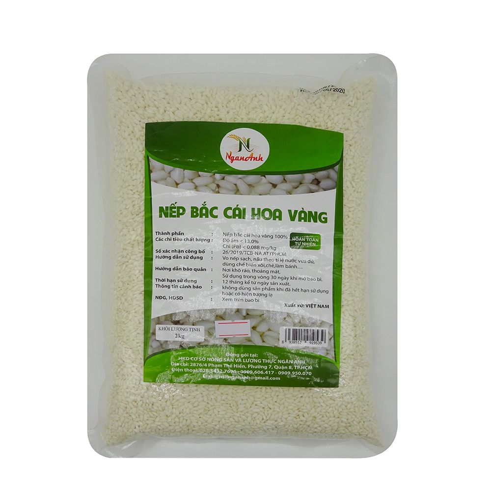 Nếp Bắc Cái Hoa Vàng Ngân Anh (2kg)