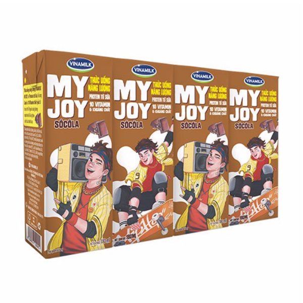 Thức Uống Năng Lượng Vinamilk My Joy Sôcôla (180ml)