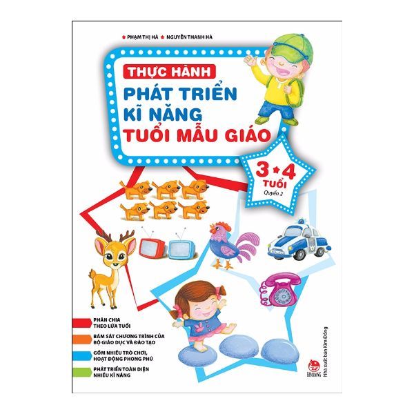 Thực Hành Phát Triển Kĩ Năng Tuổi Mẫu Giáo (3 - 4 Tuổi) - Quyển 2