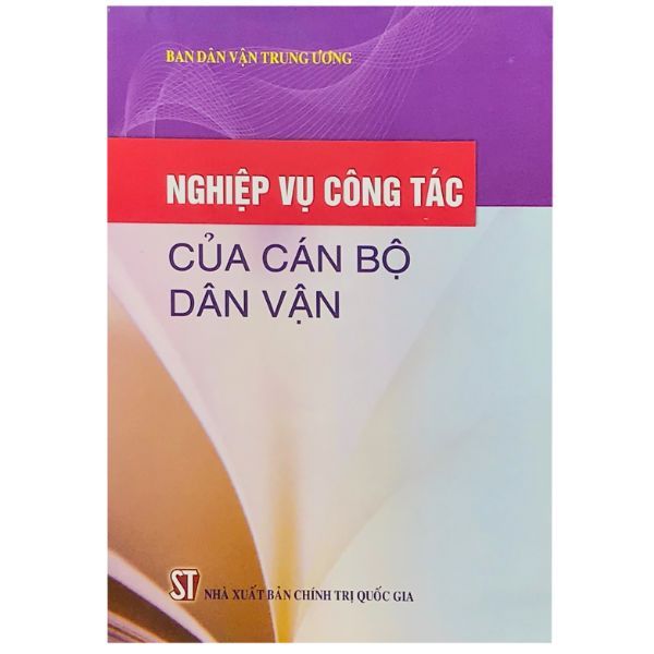 Nghiệp vụ công tác của cán bộ dân vận