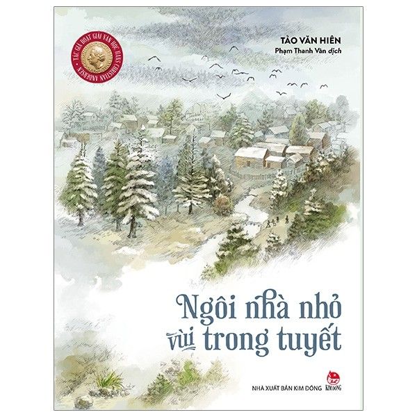 Ngôi nhà nhỏ vùi trong tuyết