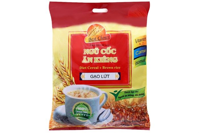 Ngũ Cốc Ăn Kiêng Gạo Lứt Best Choice (540g)